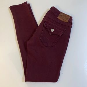 Maroon skinny TRJ